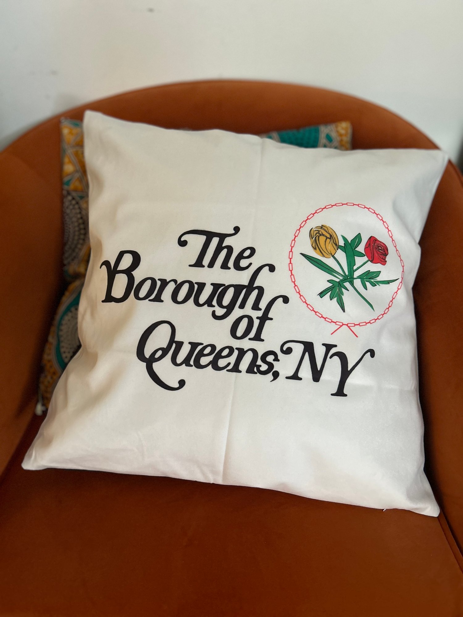 Image of The Borough of Queens 18" Throw Pillow