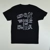  SEX WORK IS WORK - Black T-shirt by Yenny Grant & Holly Paynter 