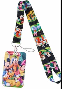 Image 6 of Mickey and friends lanyards 