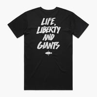 Image 2 of Liberty Bass Tee (BLACK)