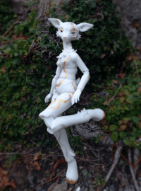 Image 1 of Golden Deer OOAK Ball Jointed Doll Prototype