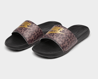 NIKE SLIDES VICTORI BROWN LEOPARD WOMEN'S 