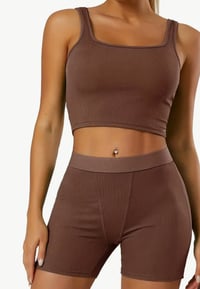 Image 1 of Skin to skin two piece (brown)