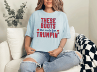 Image 4 of These Boots Are Made for Trumping' Unisex garment-dyed heavyweight t-shirt