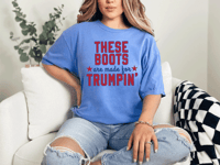 Image 5 of These Boots Are Made for Trumping' Unisex garment-dyed heavyweight t-shirt