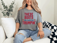 Image 6 of These Boots Are Made for Trumping' Unisex garment-dyed heavyweight t-shirt