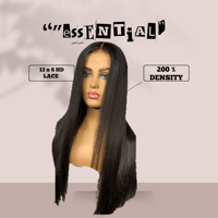 Image 2 of "ESSENTIAL" 13X6 PREPLUCKED HD LACE WIG