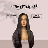 Image 1 of "ESSENTIAL" 13X6 PREPLUCKED HD LACE WIG
