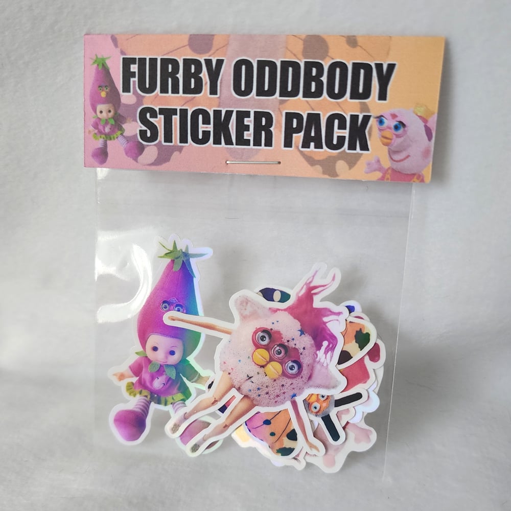 Image of Furby sticker pack 
