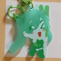 Image 3 of Hatsune Miku Frosted Acrylic Charms