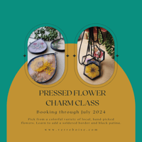Pressed Flower Charm Class