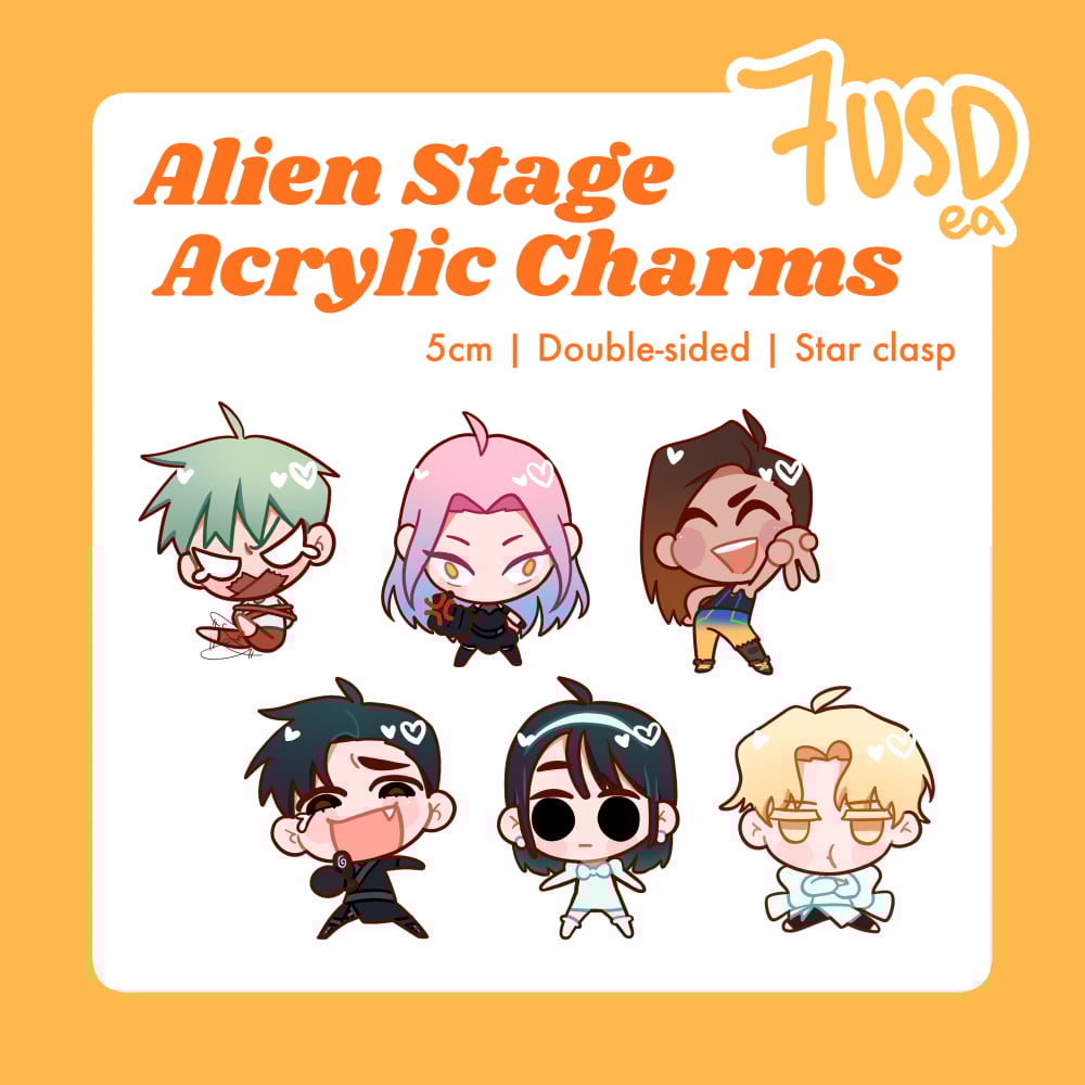 Stock] Alien Stage Goofy Charms | BakedMPotato