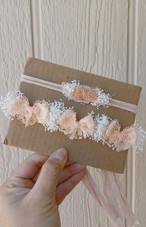 Image of Lace peach set