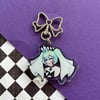 Poke Miku Glitter Keychain