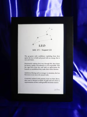 The Zodiac Constellation Print Collection