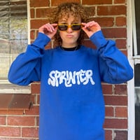 Sprinter Blue/White Crew Jumper
