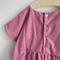 Image 4 of Lucie Blouse-pink grey check