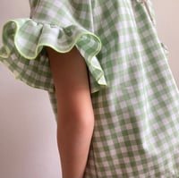 Image 1 of Jonna Blouse- green with neon