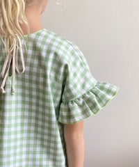 Image 3 of Jonna Blouse- green with neon