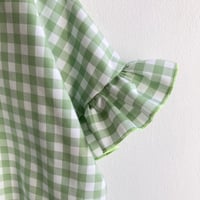 Image 7 of Jonna Blouse- green with neon