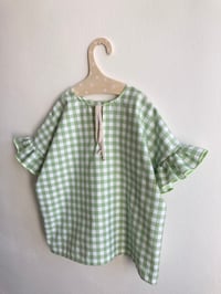 Image 8 of Jonna Blouse- green with neon