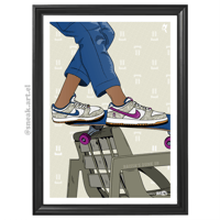 Image 2 of Sneaker Poster Rayssa’s Dunk SB Print