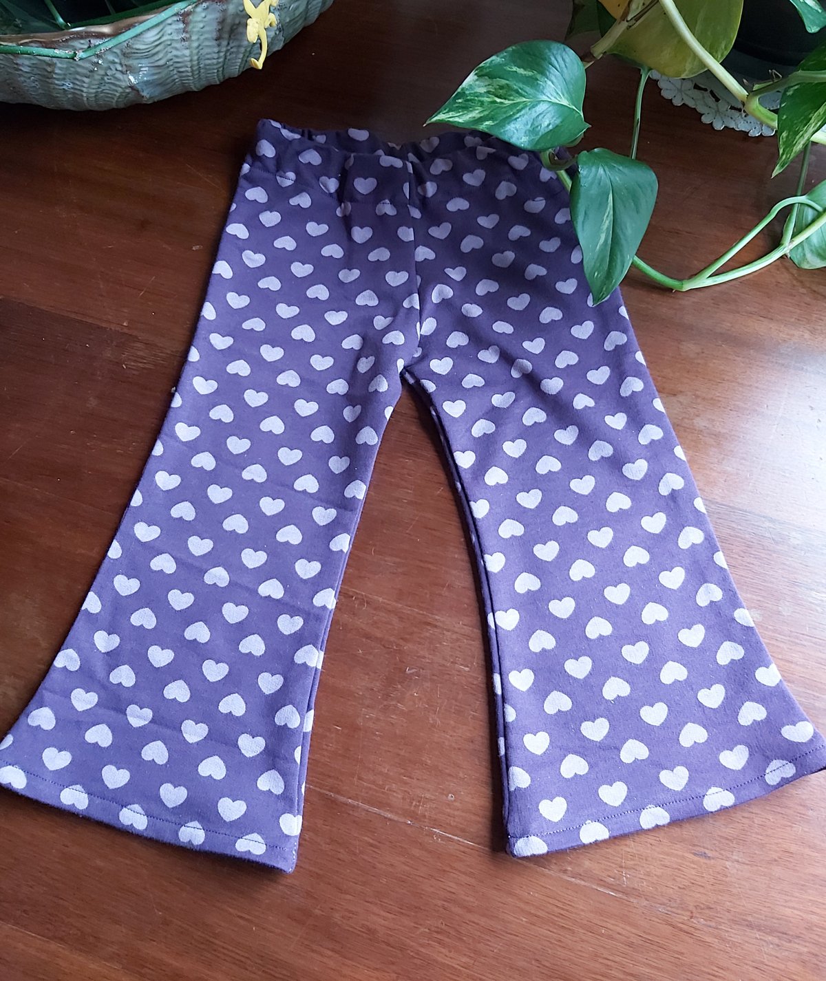 Image of Kids flares size 3 pink/purples