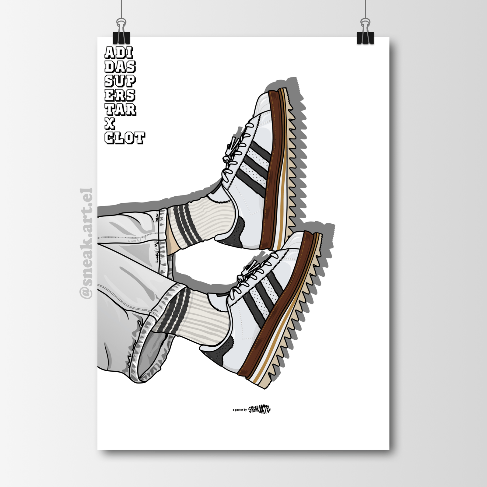 adidas superstar drawing