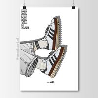 Image 1 of Sneaker Poster Adidas SUPERSTAR x Clot Print