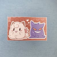 [POKEMON] Gengar and Clefairy - Sticker Sheet