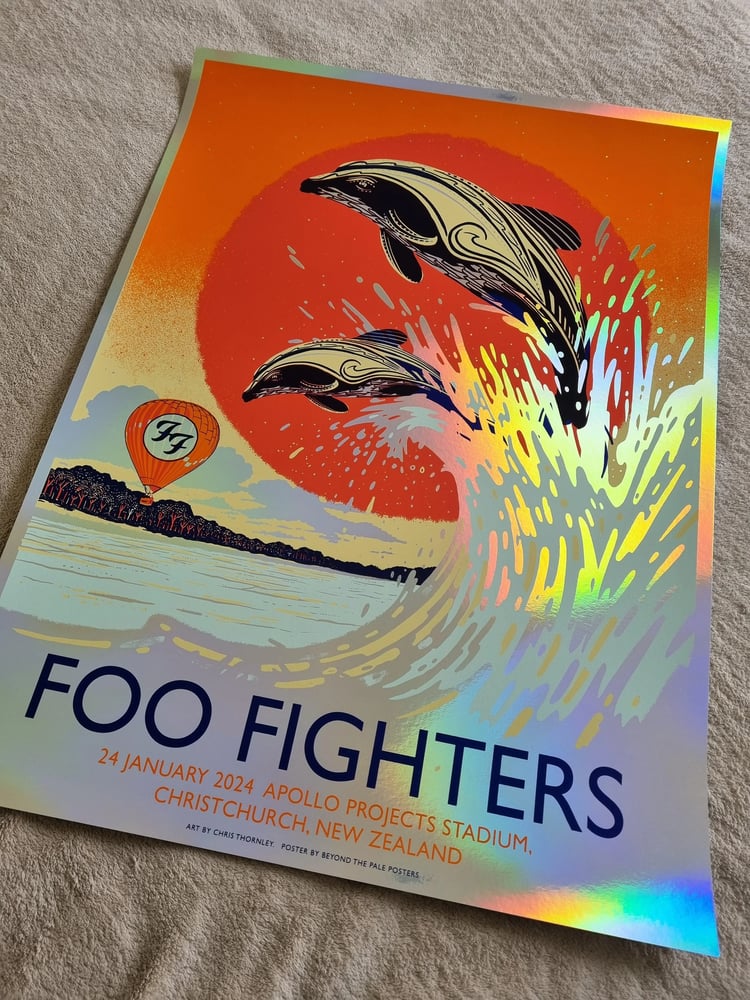 Image of Foo Fighters - Gig Poster - Foil