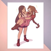 Tifa and Aerith Print