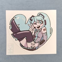 Image 2 of [VOCALOID] Hatsune Miku, Vampire Miku, World is Mine - Vinyl Stickers