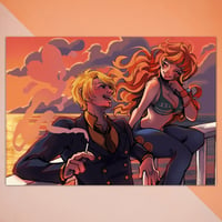 Sanji and Nami Print