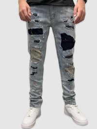 Image 1 of Painted x Patchwork Jean