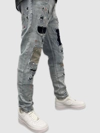 Image 2 of Painted x Patchwork Jean