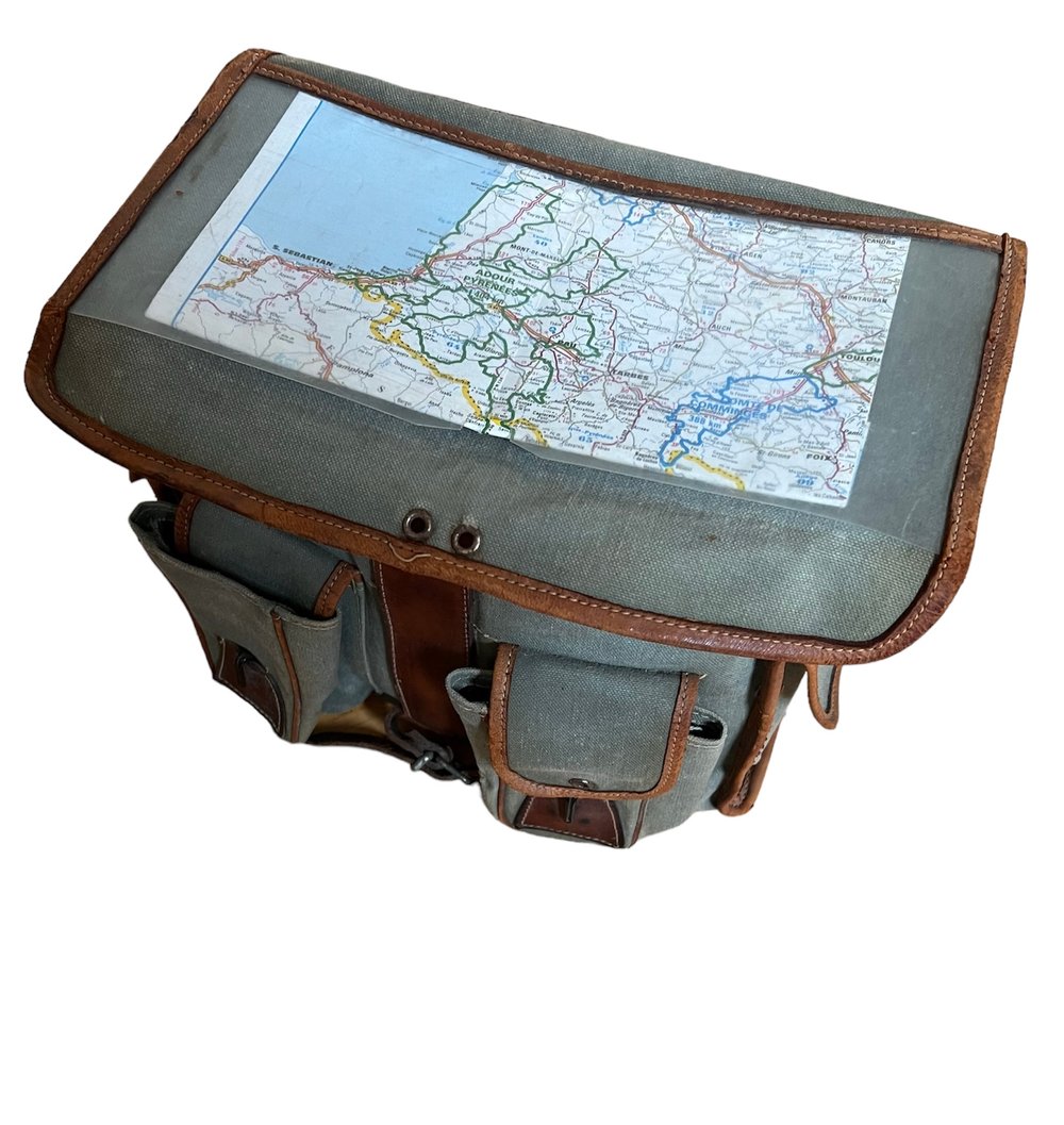 Bicycle pannier for touring cyclists, Made by AC Sologne. 