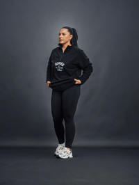 Image 1 of Club members 1/4 Zip Fleece - Black