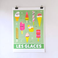 Image 1 of Grand poster : les glaces