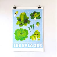 Grand poster : les salades