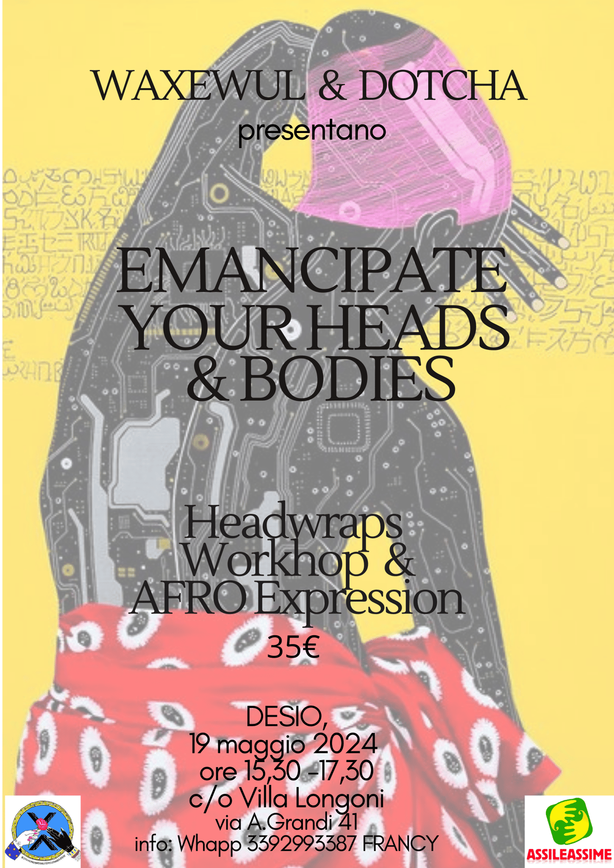 Image of 19 MAGGIO 2024: "Emancipate your Heads & Bodies" - Headwraps e Danza Afro a DESIO