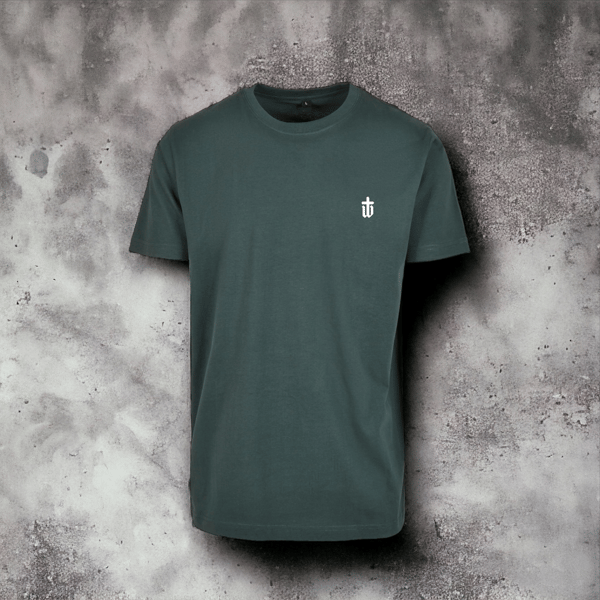 Image of BOTTLE GREEN - CLASSIC SLIM FIT TEE
