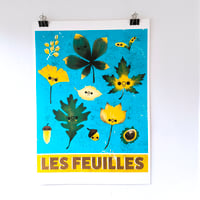 Grand poster : les feuilles