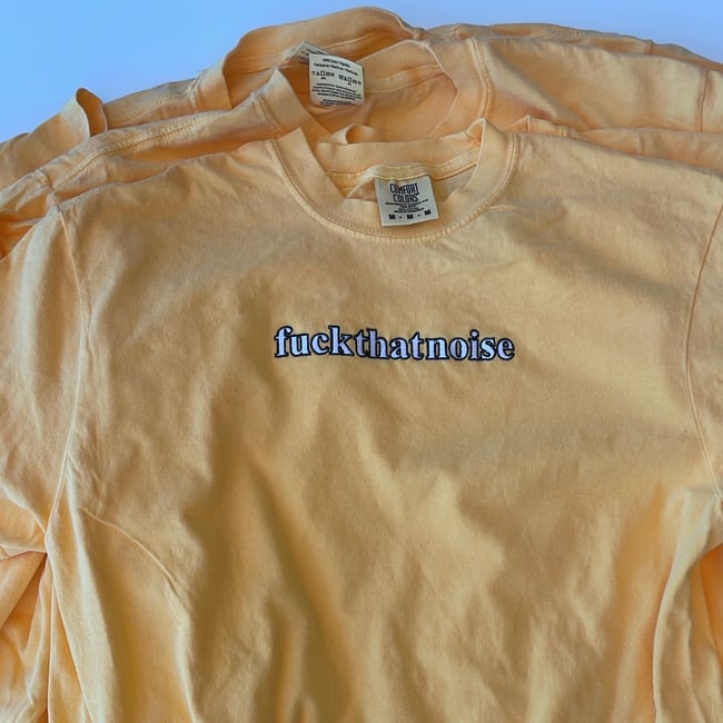 fuckthatnoise yellow tee