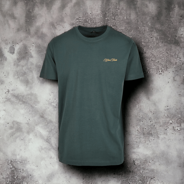 Image of BOTTLE GREEN - SIGNATURE SLIM FIT TEE