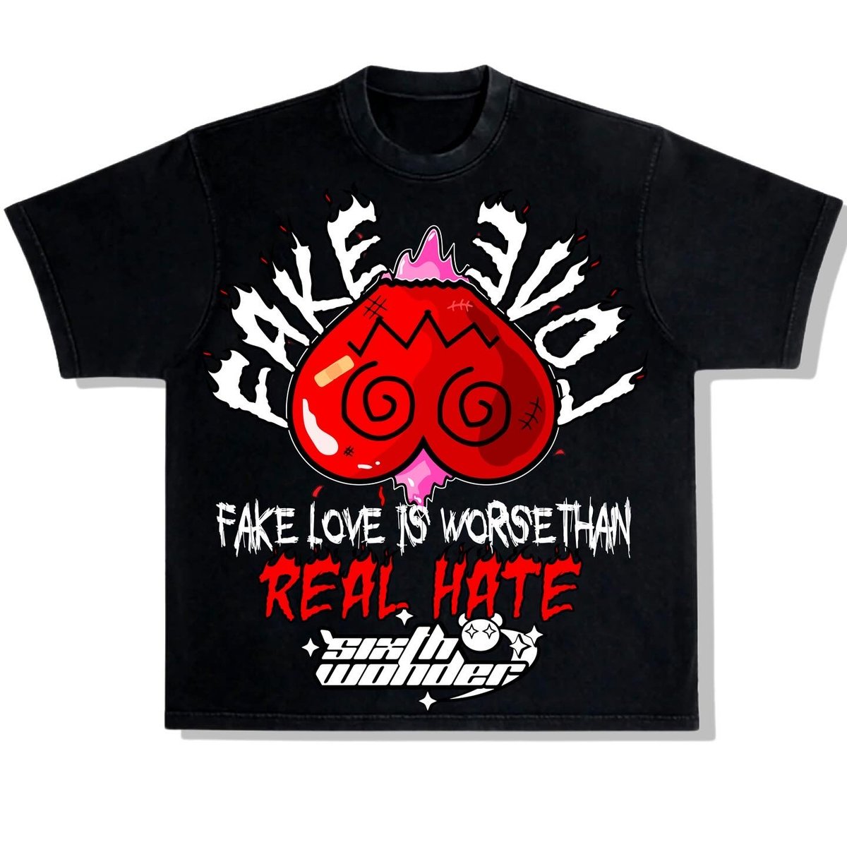 Fake Love T-shirt | 6thWonder Clothing