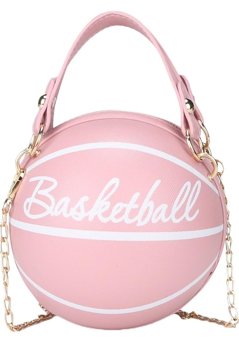 Image of Pink Basketball Purse