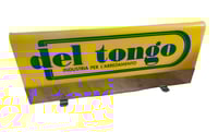 Illuminated sign on a chromed steel base in the colours of the legendary Del Tongo professional team
