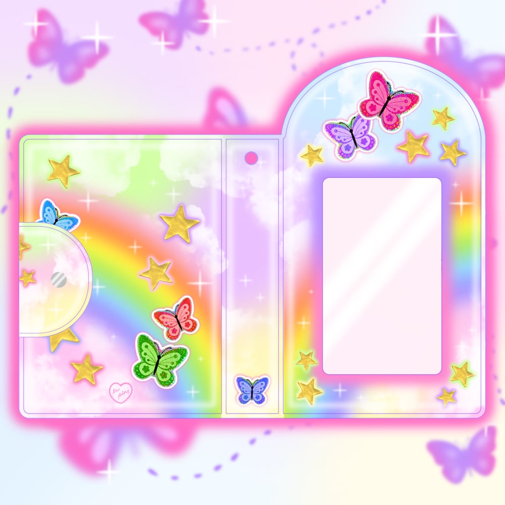 Rainbow Butterfly Photocard Collect Book