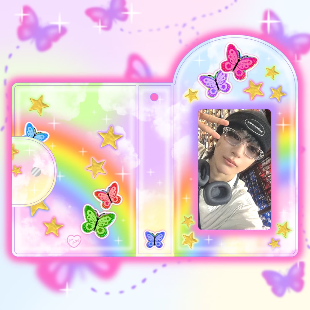 Rainbow Butterfly Photocard Collect Book